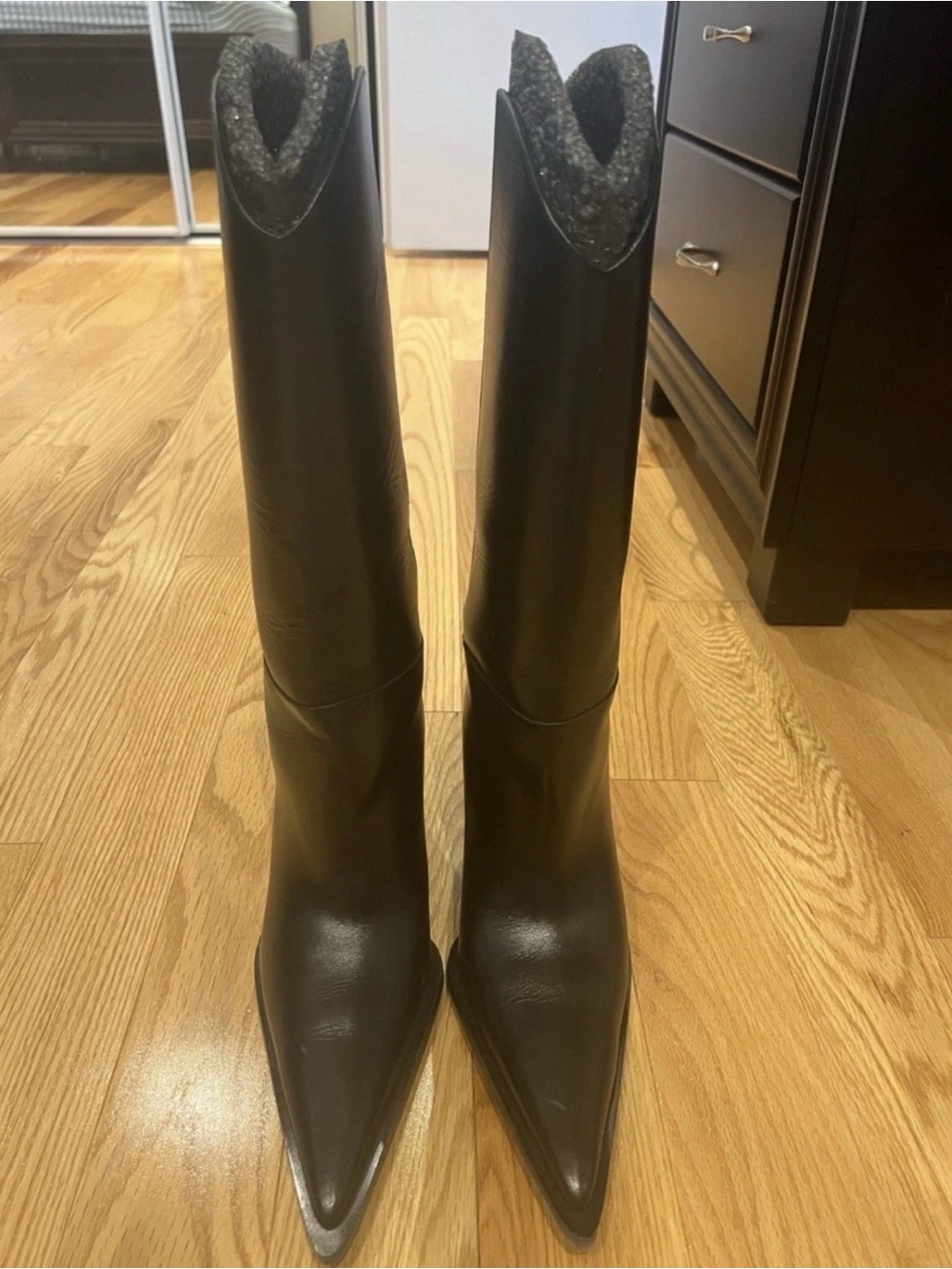 Coperni Black Bridge Cowboy Boots